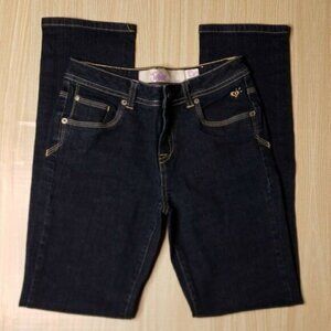Justice Girls Dark Wash Straight Leg Jeans 14